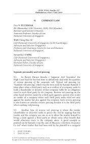 List of names and addresses of persons who appear on petition affidavits in opposition and reply. Pdf Singapore Company Law 2018
