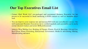 Free, simple and secure manage multiple mail accounts in one place, from any device sign up today! It Managers Email List Usa
