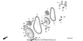 Honda Hs828 Tas Snow Blower Jpn Vin Szak 1000001 To Szak 1999999 Parts Diagram For Driven Pulley