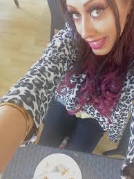 Enjoying the crazy golf course outside of Sarah's tea room