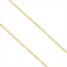 A partir de r$ 1.250,00 10x de r$ 125,00. Corrente De Ouro 18k Elos Figaro 3x1 60 Cm
