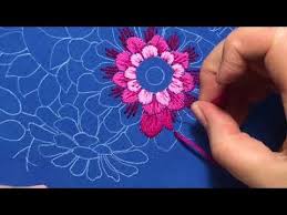 This beautiful zinnia embroidery pattern is part of a five page pdf packet. Hand Embroidery Tutorial Easy Long And Short Stitch Time Lapse Youtube Hand Embroidery Embroidery Tutorials Hand Embroidery Tutorial