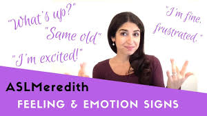Learn Asl Signing About Feelings And Emotions