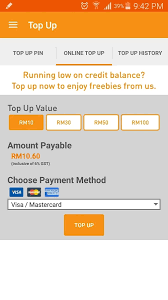 Redeem your mobile top up code online. U Mobile Thread V6