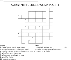 A 10 Question Printable Gardening Crossword Puzzle With Answer Key Modify With Your Own Questions And Answers Crossword Puzzle Crossword Puzzle