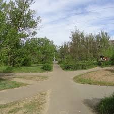    - Park in  