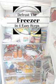 Defrosting A Stand Up Freezer Will Help It Run More Efficiently And Can Be Defrosted In Four Easy Ste Easy Cleaning Hacks Cleaning Hacks Bedroom Cleaning Hacks