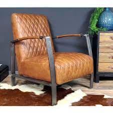 industrieller sessel jayson cognac ledersessel sessel lederstuhle