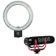 Rode Videomic Go With Diva Ring Light Nova Ebay