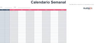 Descargue una plantilla de calendario diario, semanal y mensual para excel. Como Hacer Un Calendario Semanal Para Mejorar Tu Productividad Incluye Plantilla