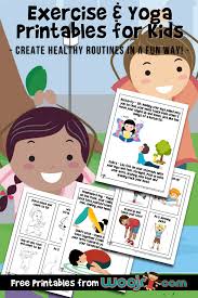 Printable chair yoga exercises for seniors. Exercise Yoga Printables For Kids Woo Jr Kids Activities Children S Publishing