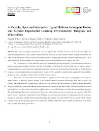 PDF) A Flexible, Open and Interactive Digital Platform to Support Online  and Blended Experiential Learning Environments: Thinglink and thin sections