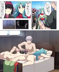 Rule 34 Dev - 1boy 2girls after_rape after_vaginal aftersex bed black_hair  cleaning_fellatio corruption cum cum_in_pussy cumdrip daiaru fellatio  green_hair grey_hair hand_on_anothers_head highres hypnosis  implied_fellatio instant_loss ...