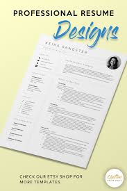 Resume Template Professional Resume Cv Template Modern Etsy Resume Template Professional Resume Words Professional Resume
