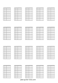 50 Qualified Blank Chord Sheets