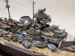 Both low and high tide. Battleship Bismarck Flyhawk 1 700 Model Shipwrights