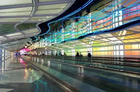 Image Gallery Tunnel At O Hare International Airport Chicago O Hare International Airport Airport Travel Travel