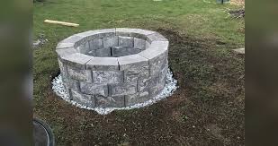 One hour fire pit from the shabby creek cottage. Family Fire Pit Project By Brian At Menards