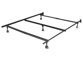 Bedding manufacturers recommend center bed support. Queen Metal Bed Frame W Center Support Frame Sarah Furniture Accessories More Houston Tx
