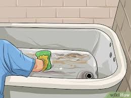3 ways to clean a porcelain tub wikihow
