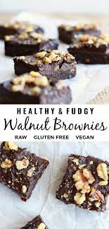 No Bake Frosted Walnut Brownies Recipe Walnut Brownie Recipe Brownie Recipes Raw Vegan Desserts