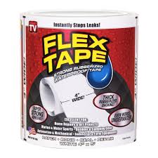 Check spelling or type a new query. Flex Seal Family Of Products Flex Tape White 4 In X 5 Ft Strong Rubberized Waterproof Tape Tfswhtr0405 The Home Depot