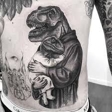 This tattoo category includes the dinosaur underdogs. Mother And Son Dino Tattoo Best Tattoo Ideas Gallery