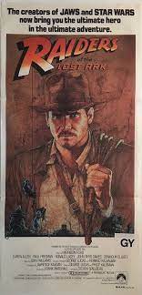 Raiders Of The Lost Ark 1981 Indiana Jones Australian Daybill Poster Available For Purchase From Our We Indiana Jones Movie Posters Vintage Film Poster Design