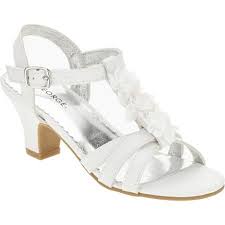 George Girls Dress Sandal Walmart Com Georges Girl Girls Dress Sandals Dress Sandals
