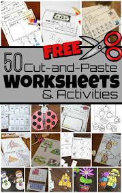 Worksheets and no prep teaching resources make puzzles preschool, kindergarten. 50 Free Cut And Paste Worksheets