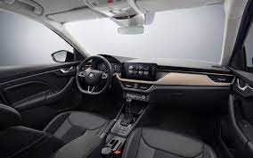 skoda scala primeras imagenes del interior 디자인