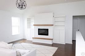 Check spelling or type a new query. Diy Shiplap Electric Fireplace With Built In Bookshelves Free And Unfettered