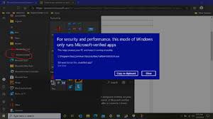 But then it doesn't give me the option to still run the app.can i just not use an external hard drive unless i take the laptop out of s mode. Ms Windows S Mode Several Issues Microsoft Community