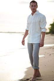 Pin On Men S Linen Beach Attire