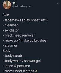 Pin By Daddy Big On My Saves Shower Skin Care Skin Care Routine Steps Skin Care List