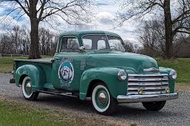 Image result for Chrome Green 1950 Truck
