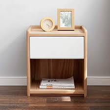 Hzc Solid Wood Bedside Table Nordic Ash Storage Storage Cabinet Modern Minimalist End Table Bedside Table Storage Solid Wood Bedside Tables Solid Wood Bedside