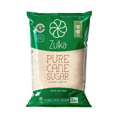 Product Photo: Zulka Pure Cane Sugar 4lb