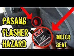 Semoga membantu saling share pengalam. Cara Pasang Lampu Hazard Flasher Cr7 Pada Motor Beat Karbu Sangat Mudah Dan Murah Youtube