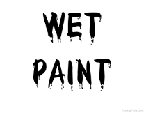 Check spelling or type a new query. Printable Wet Paint Signs Print Wet Paint Sign