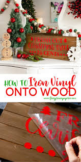 How To Put Cricut Vinyl On Wood With Your Easypress 2 Frog Prince Paperie Diy Cricut Cricut Crafts Cricut Vinyl