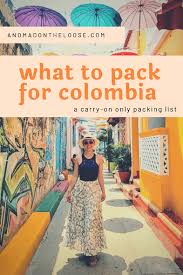 what to pack for colombia the carry on
