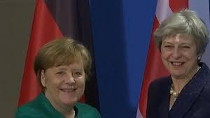 Merkel äußert sich zu flüchtlingen und terror. Live Merkel Says No Frustration Over Brexit After Pm Talks Politics News Sky News