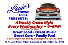Louie’s Towne Grill Weekly Cruise Night