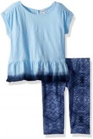 Splendid Little Girls Dip Dye Top Set Blue Bell 5 6