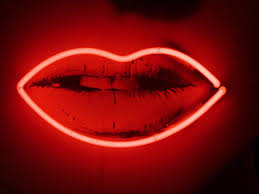 Texture Lips Neon Artwork Red Light Neon Artwork Neon Neon Lips