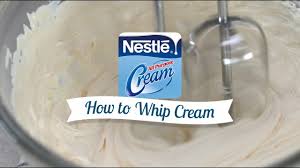 Use the whipped cream on any number of desserts including ice cream, cake, cupcakes, cheesecakes. Learn How To Whip Cream With Nestle All Purpose Cream Youtube