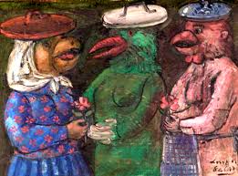 Copia de un desaparecido retrato de veronés conocido por diversas réplicas con variantes. Pintores Latinoamericanos Juan Carlos Boveri Pintores Uruguayos Luis Alberto Solari