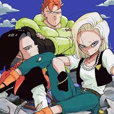 Budokai 3 team android (silver): Android 18 Android 17 And Android 16 Dragon Ball And 1 More Drawn By Tkgsize Danbooru