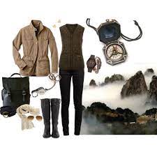 Exploration Geologist Adventure Outfit Outdoor Wear Outfit Collage